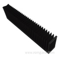 custom extrusion aluminum black large heatsink